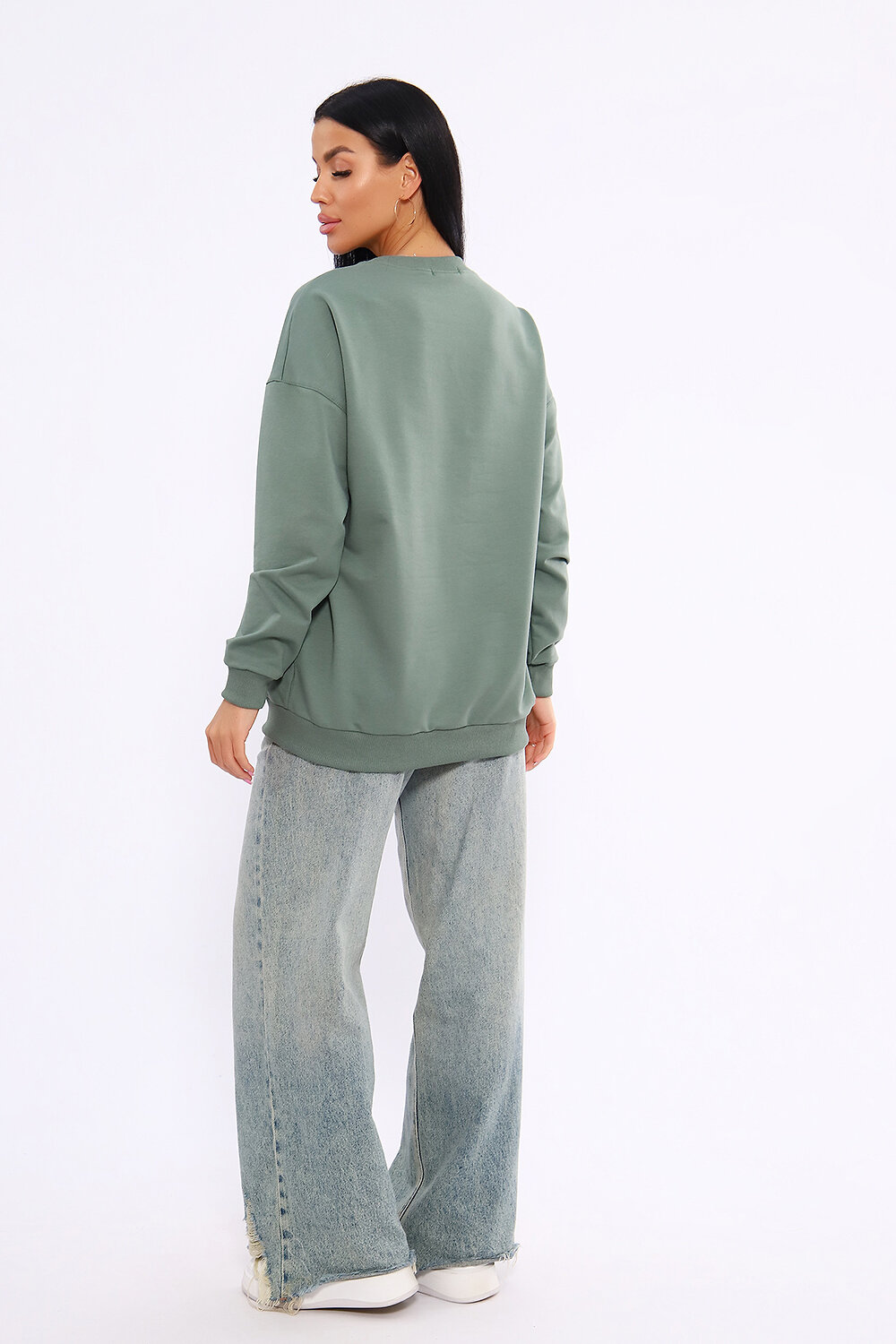 Натали Толстовка 582330 80040 оливковый