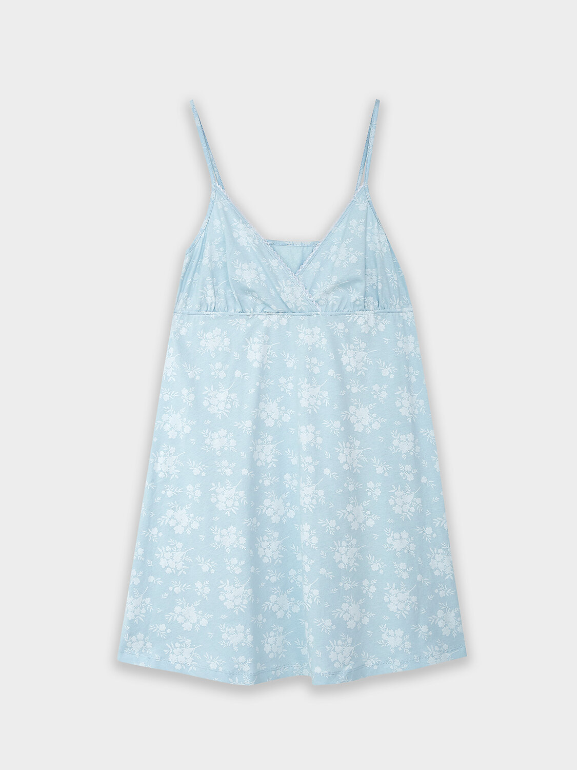 MARK FORMELLE Сорочка 582363 572336/1-1 цветы на голубом