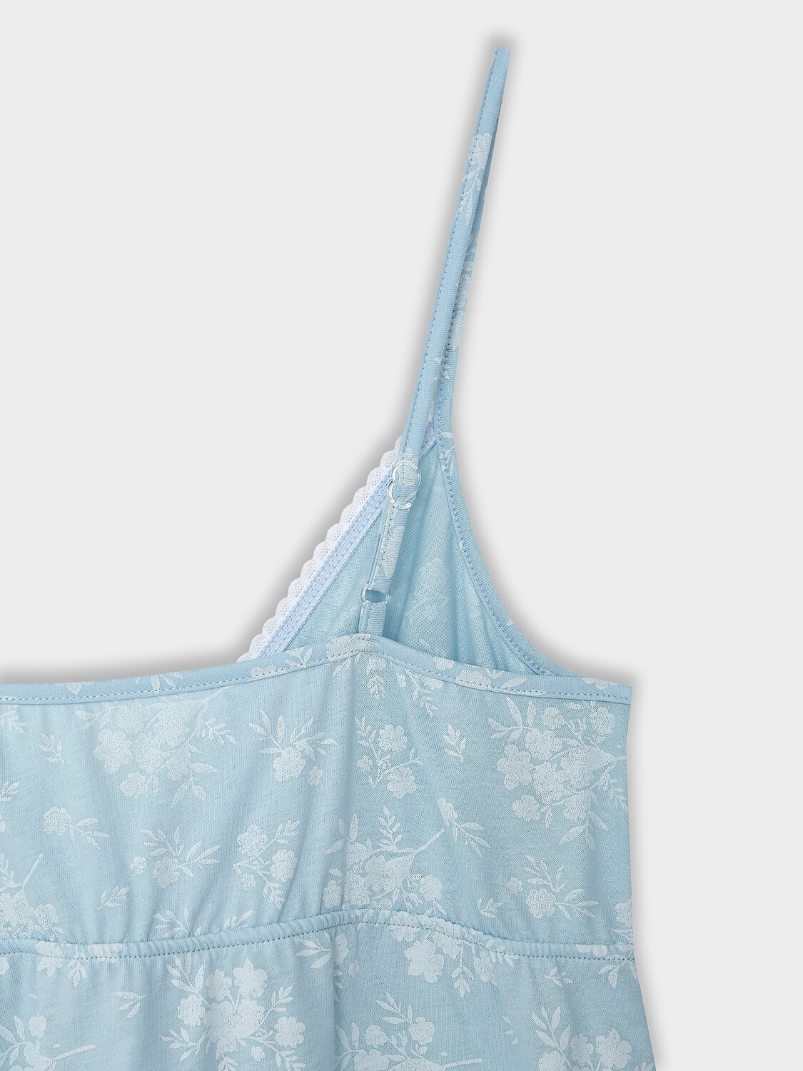 MARK FORMELLE Сорочка 582363 572336/1-1 цветы на голубом