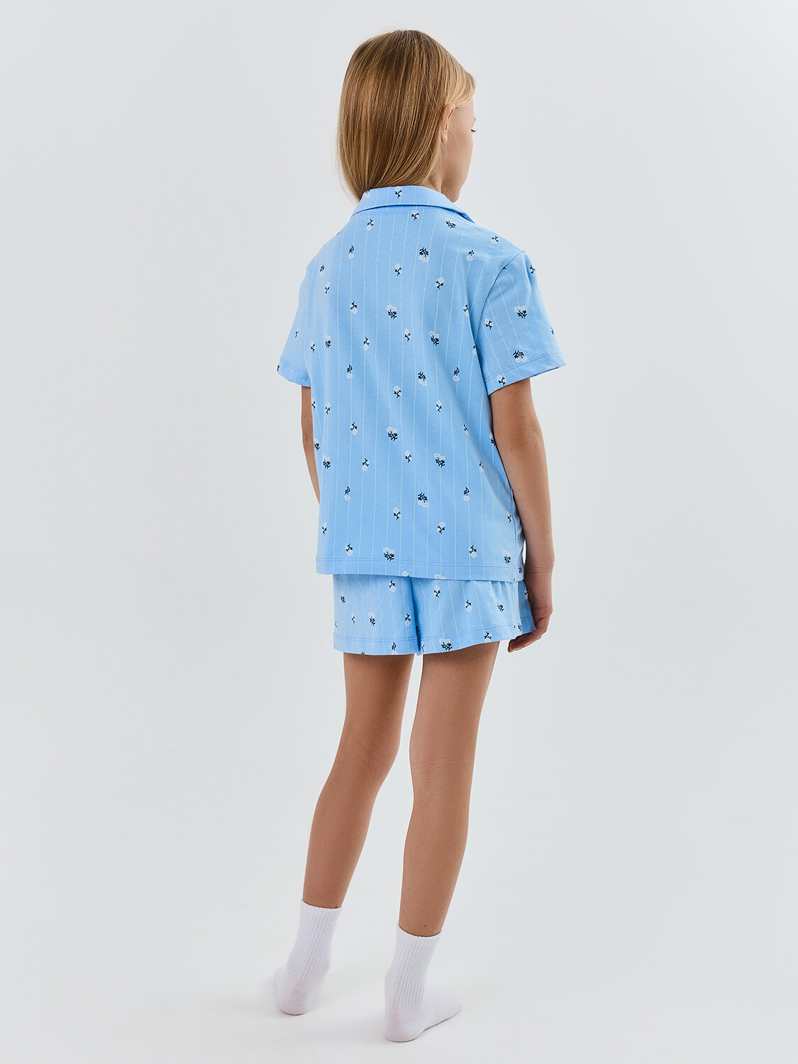 MARK FORMELLE Комплект 582365 567745 цветы на голубой полоске