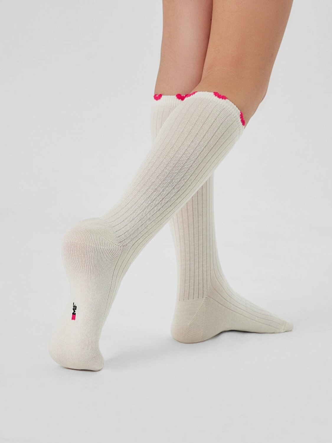 MARK FORMELLE Детские носки 582373 430K-3175 молочный /малиновый