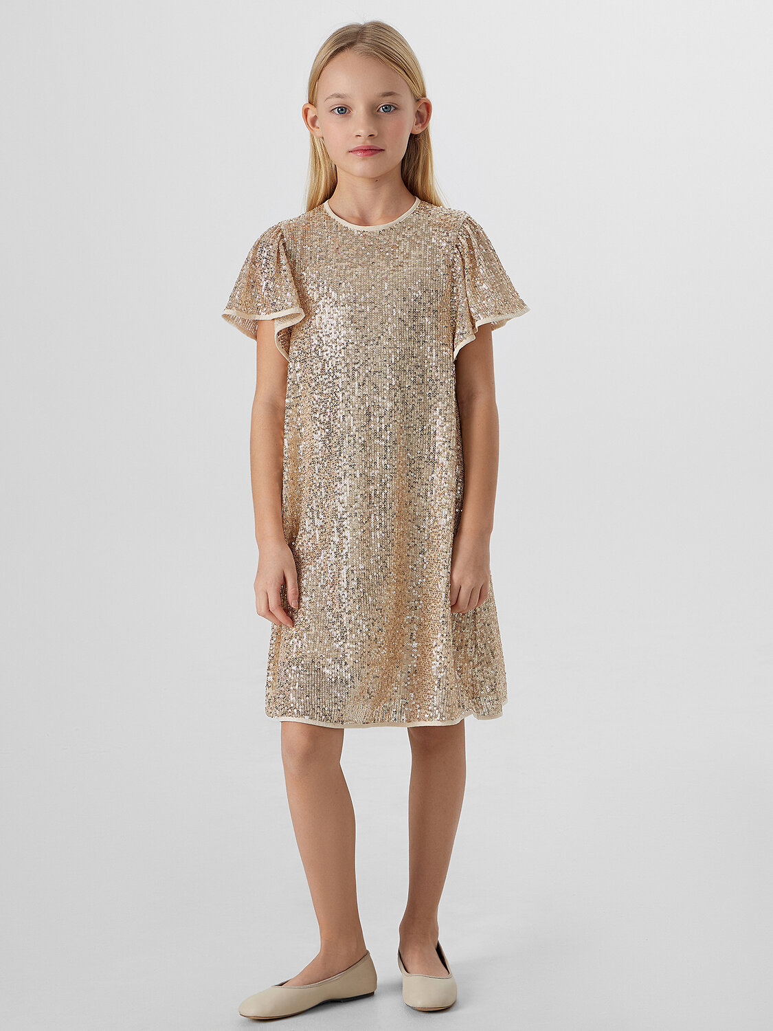 MARK FORMELLE Платье 582389 157975 золотистые пайетки