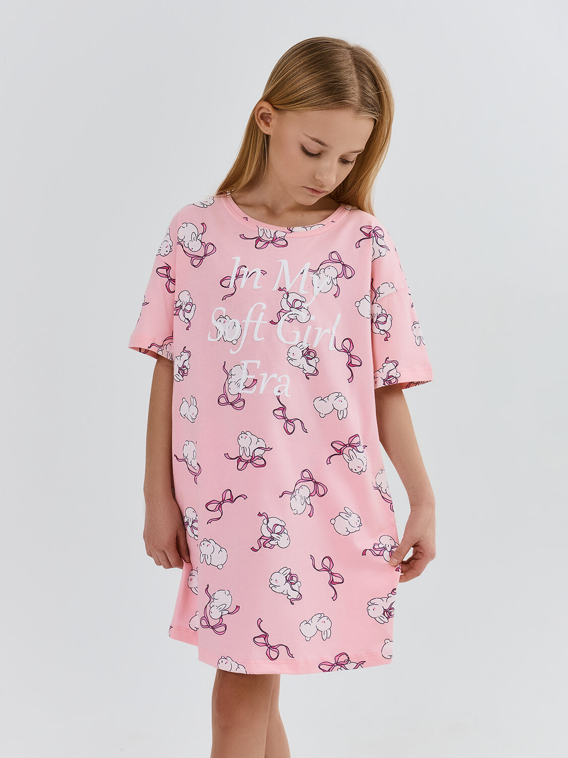 MARK FORMELLE Сорочка 582391 577717 зайчики на розовом