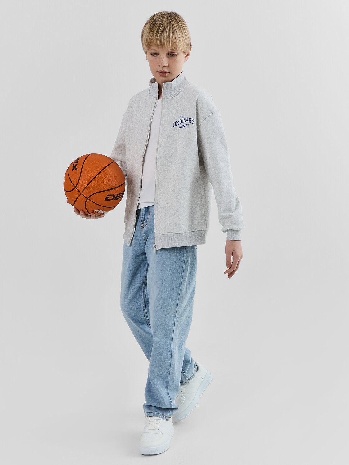 MARK FORMELLE Толстовка 582393 123448 серый меланж+печать