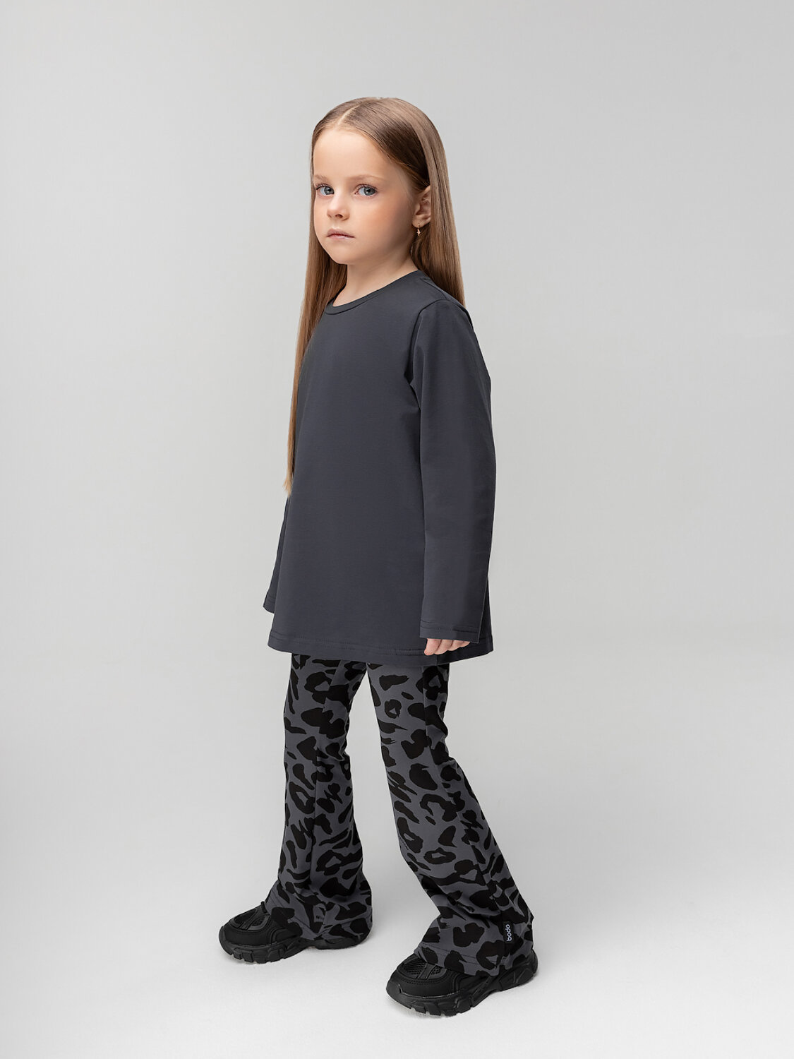 Bodo Брюки 582422 6-632MU серый (черный)