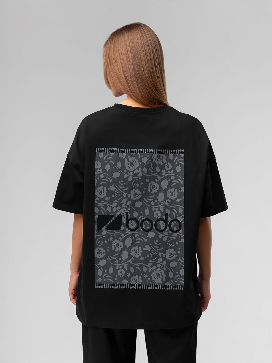 Bodo Футболка 582455 36-138MU черный (темно-серый)