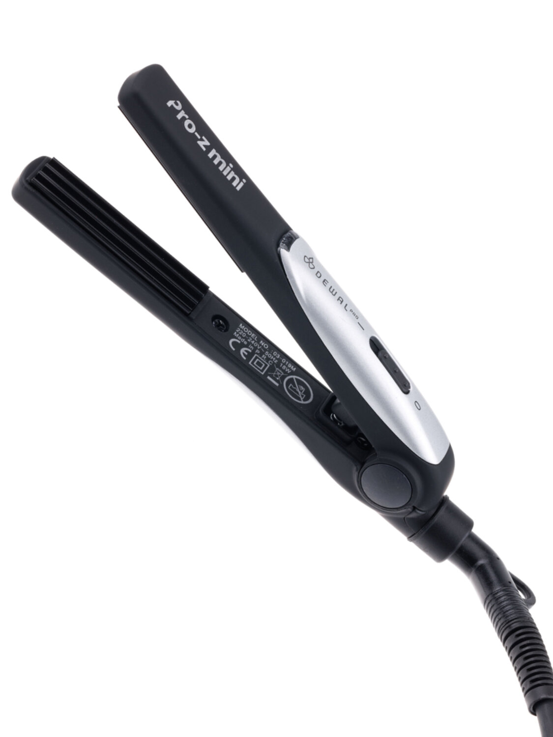 Dewal Щипцы-гофре для волос / PRO-Z Mini 03-019-М, 18 Вт, черный 582470 3085 