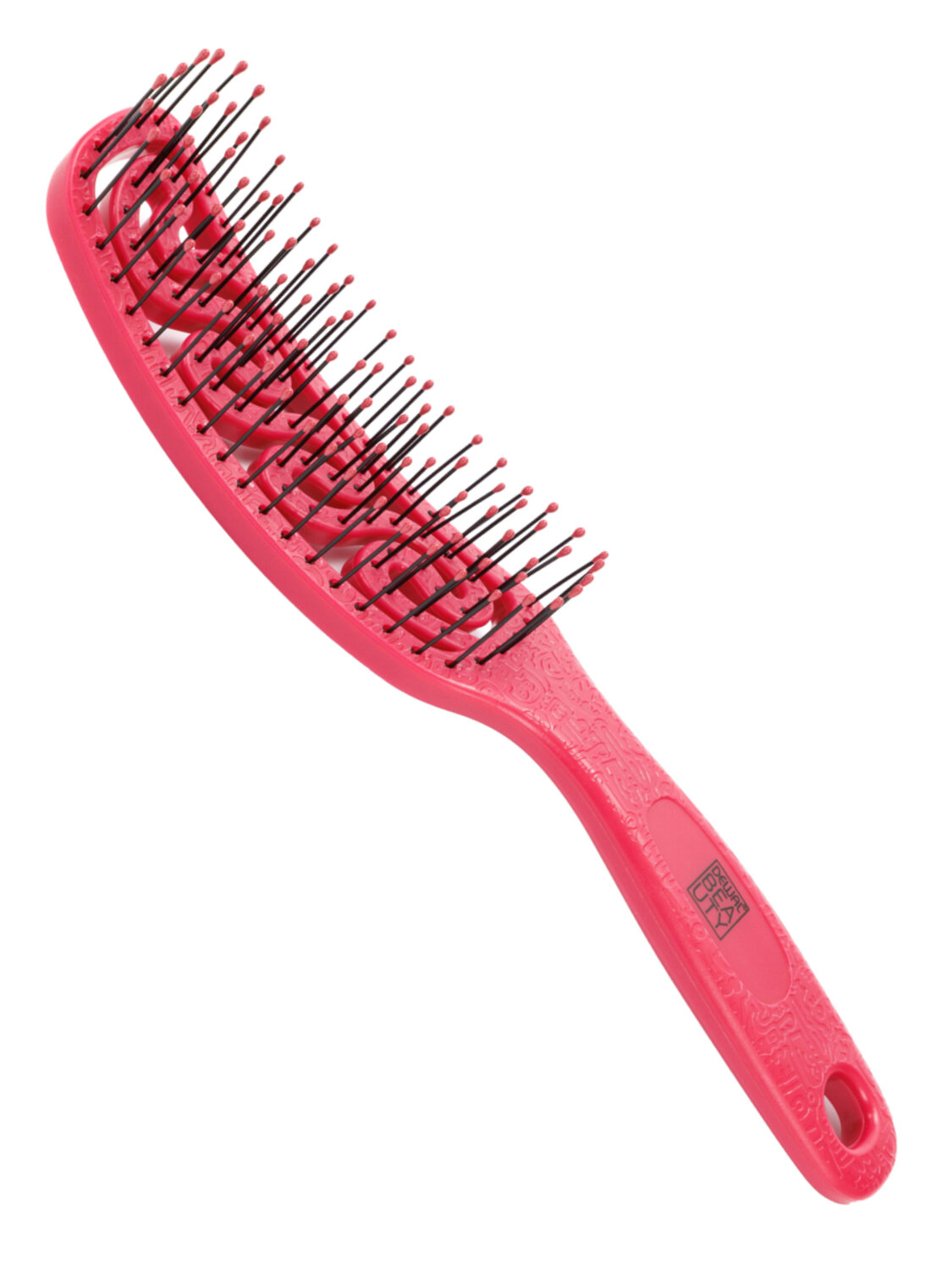 Dewal Beauty Щетка для укладки волос продувная / Friendly DBEF72, нейлоновый штифт, Berry 582498 24445 