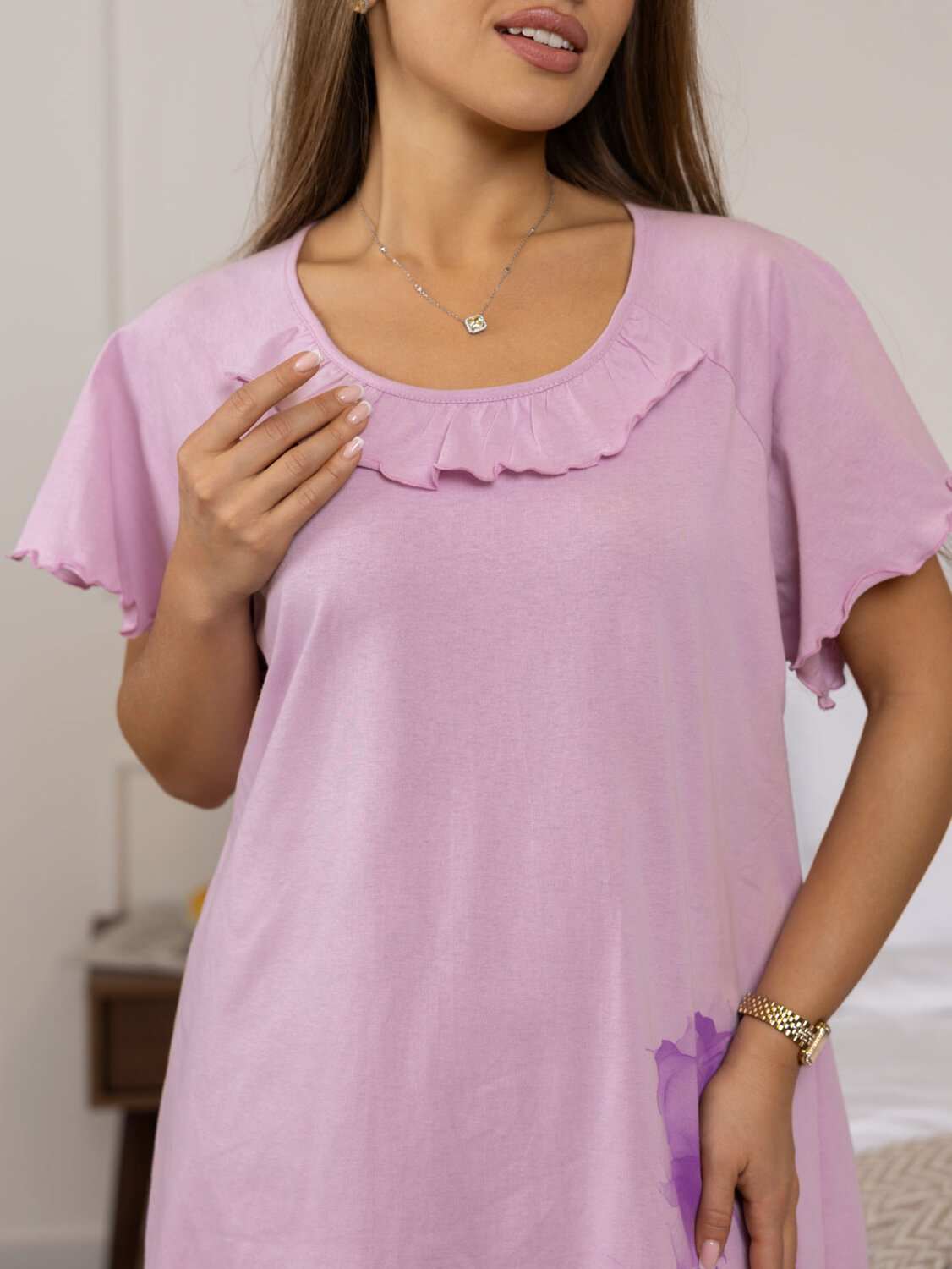 Текс-плюс Сорочка 582515 00-00246803 лаванда