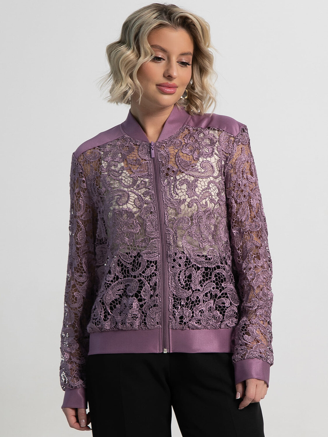 LT Collection Жакет 582536 Б15108-3М фиолетовый