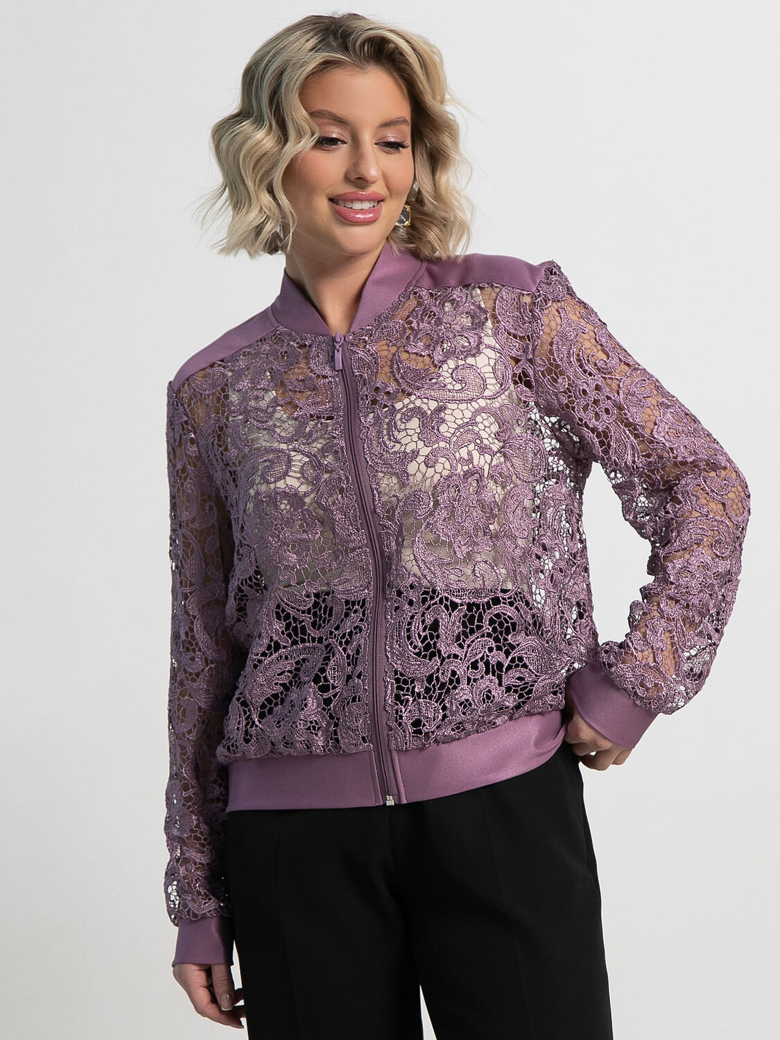 LT Collection Жакет 582536 Б15108-3М фиолетовый