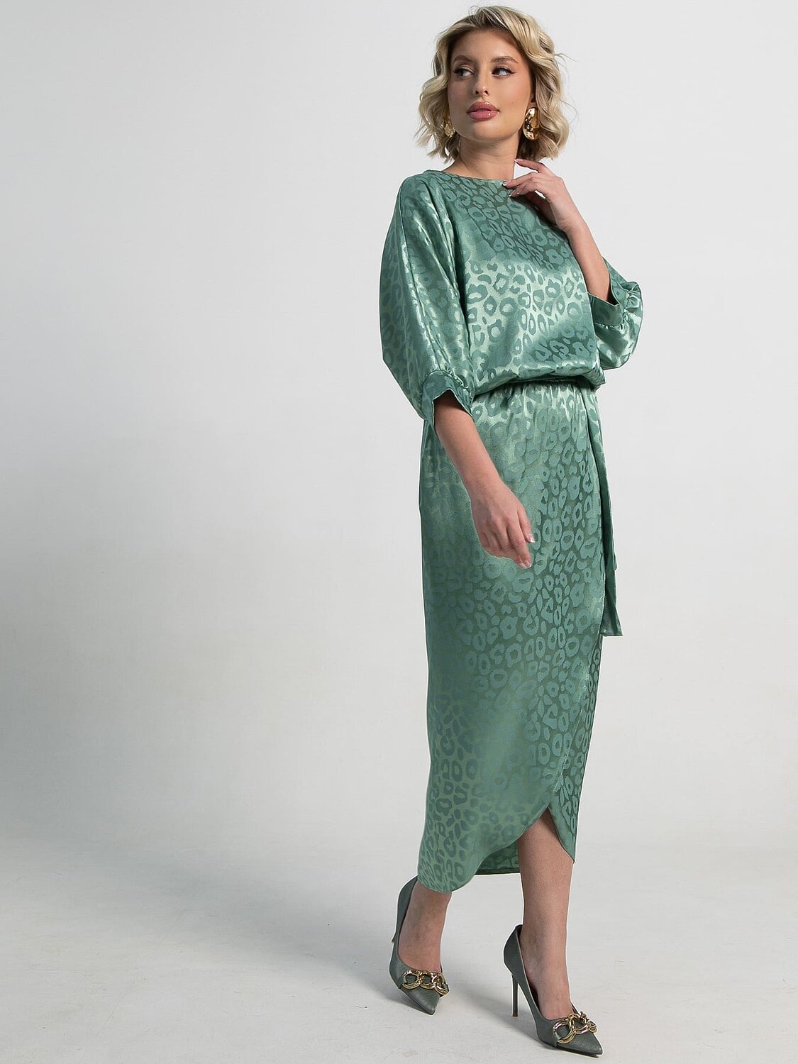 LT Collection Платье 582539 П15114-12М мятный