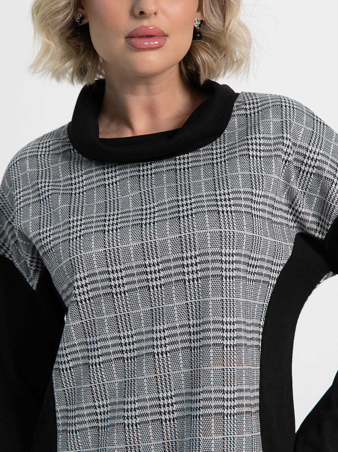 LT Collection Платье 582545 П15128-18М серый, черный