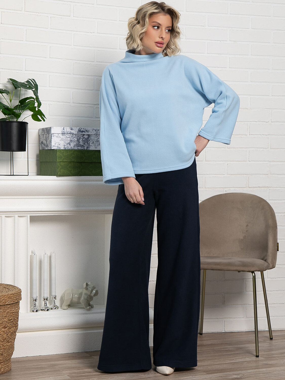 LT Collection Костюм 582551 К15174-10М синий, голубой