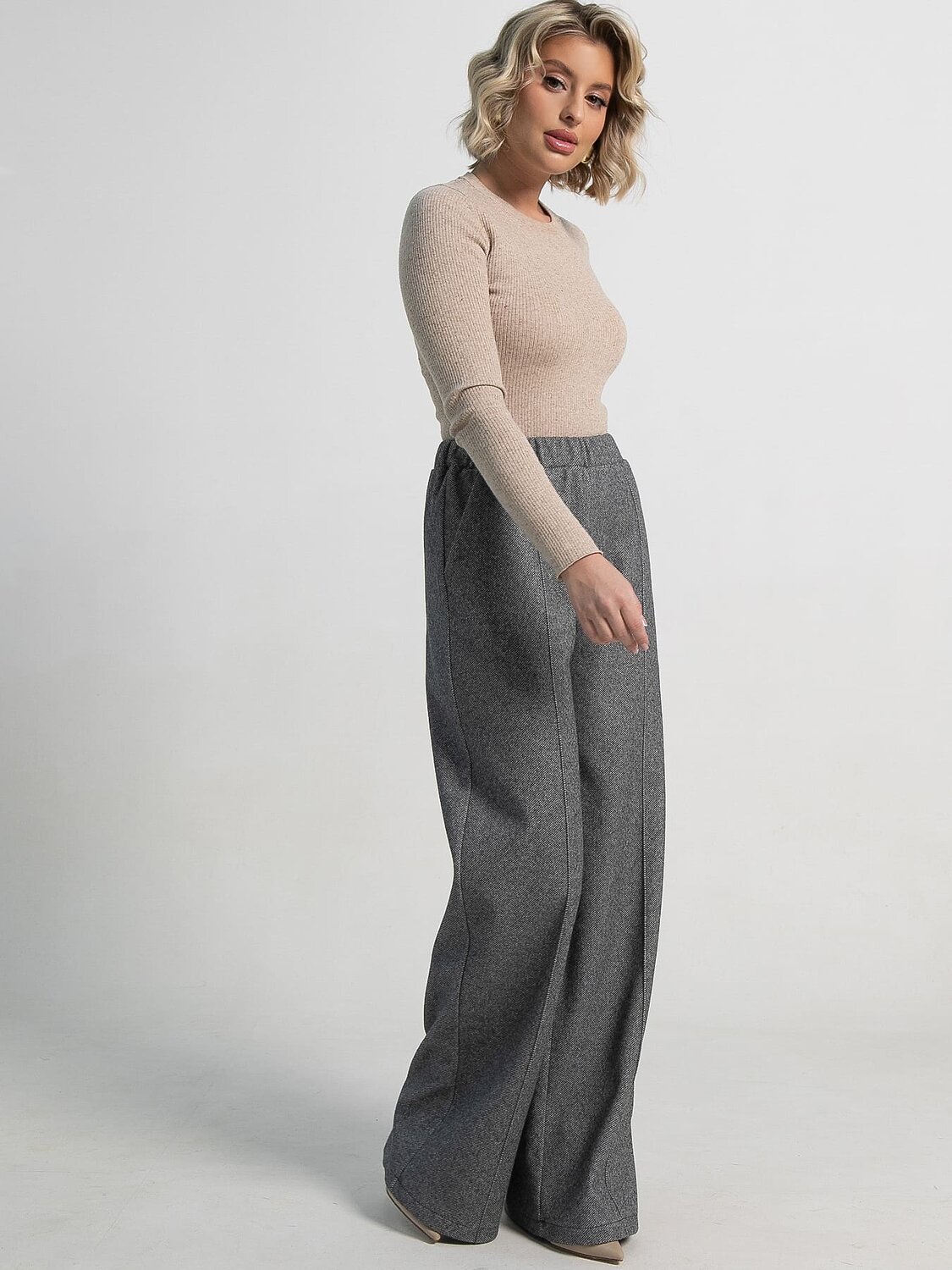 LT Collection Брюки 582553 Б15221-1М серый