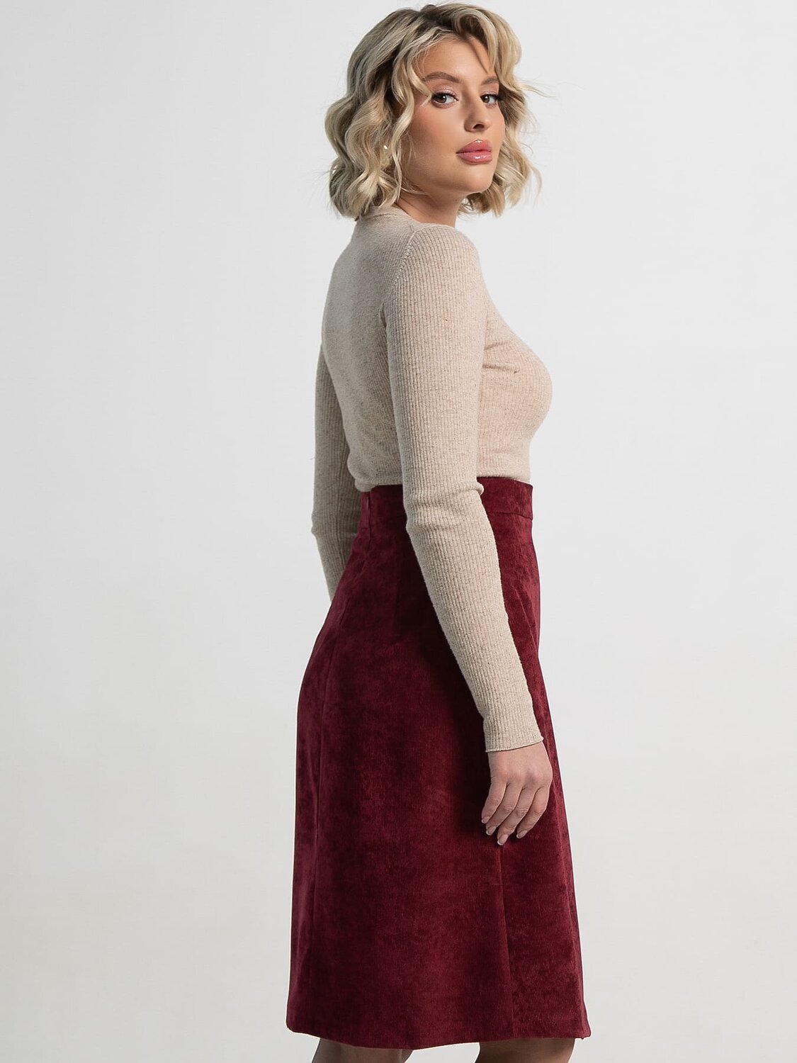 LT Collection Юбка 582555 Ю15193-25М бордовый