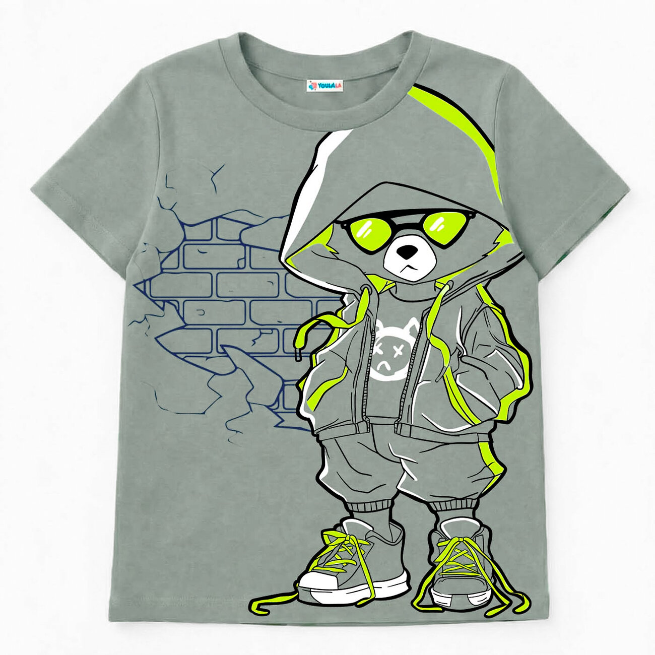 YOULALA Фуфайка 582561 0954103401 хаки