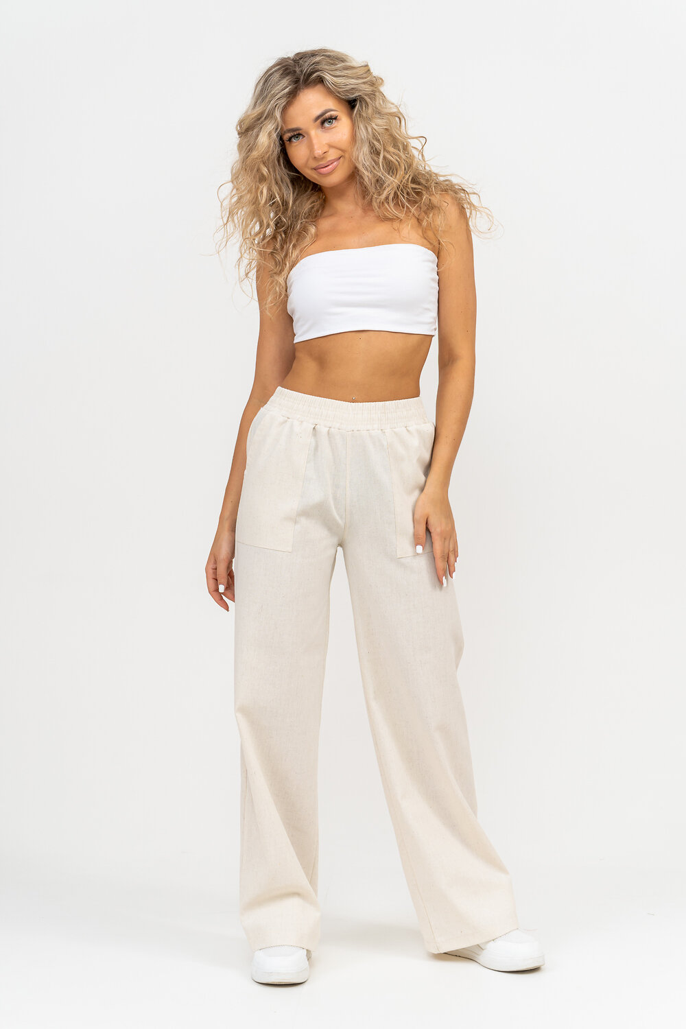 Натали Брюки 582566 36780 льняной