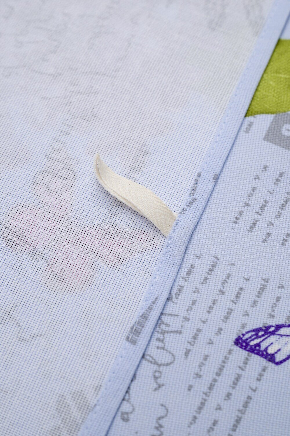 Натали Полотенце 582575 Набор полотенец Цветы и письма серо-голубой