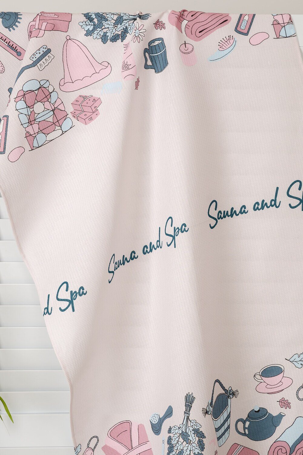 Натали Полотенце 582578 Полотенце пляжное Сауна и спа розовый персик