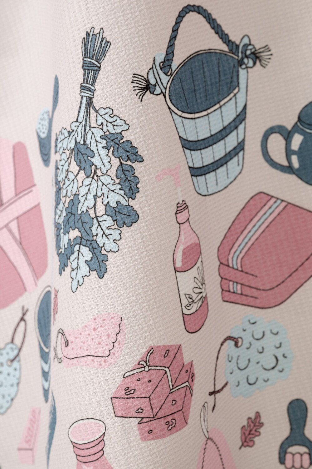 Натали Полотенце 582578 Полотенце пляжное Сауна и спа розовый персик