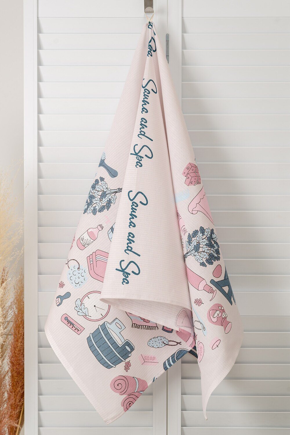 Натали Полотенце 582578 Полотенце пляжное Сауна и спа розовый персик