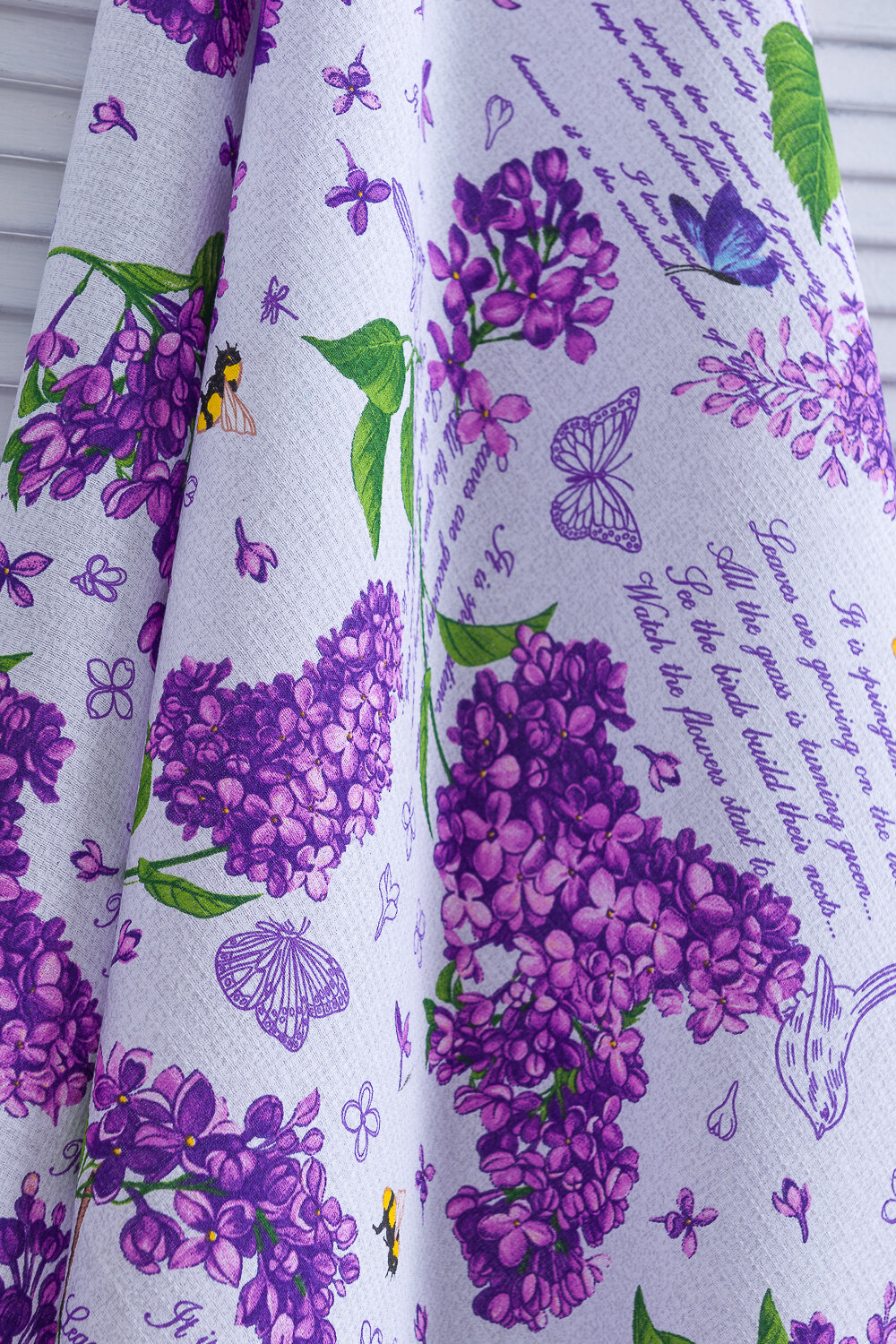 Натали Полотенце 582580 Полотенце банное Сирень белый