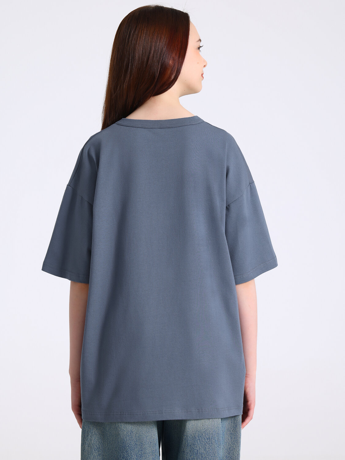 Апрель Футболка 582589 1ДДФК5009001 темно-серый