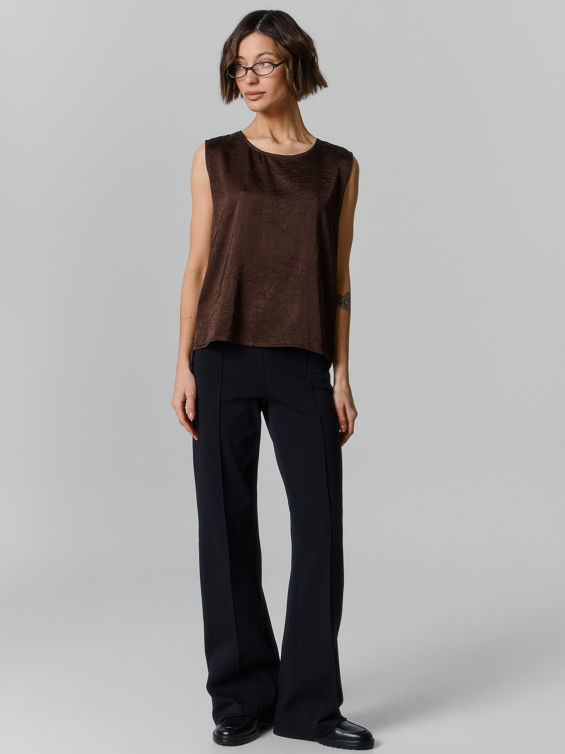 MARK FORMELLE Блуза 582591 112796 шоколадное мартини