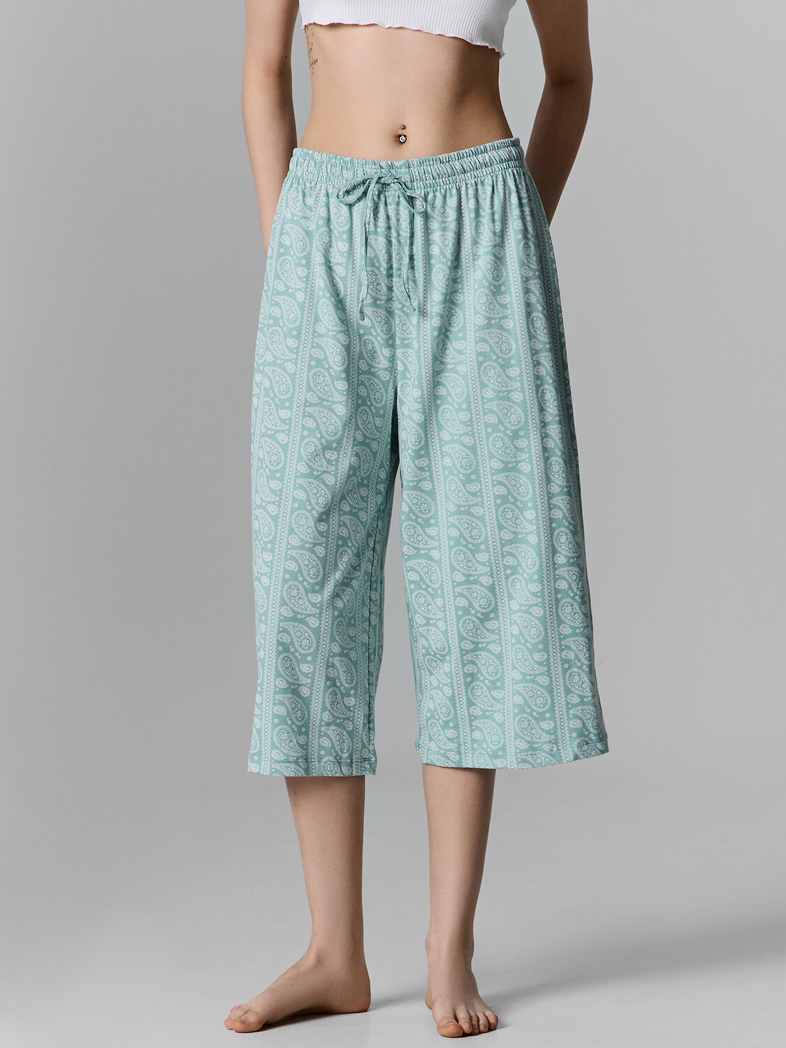 MARK FORMELLE Бриджи 582605 522249 пейсли на бирюзовом