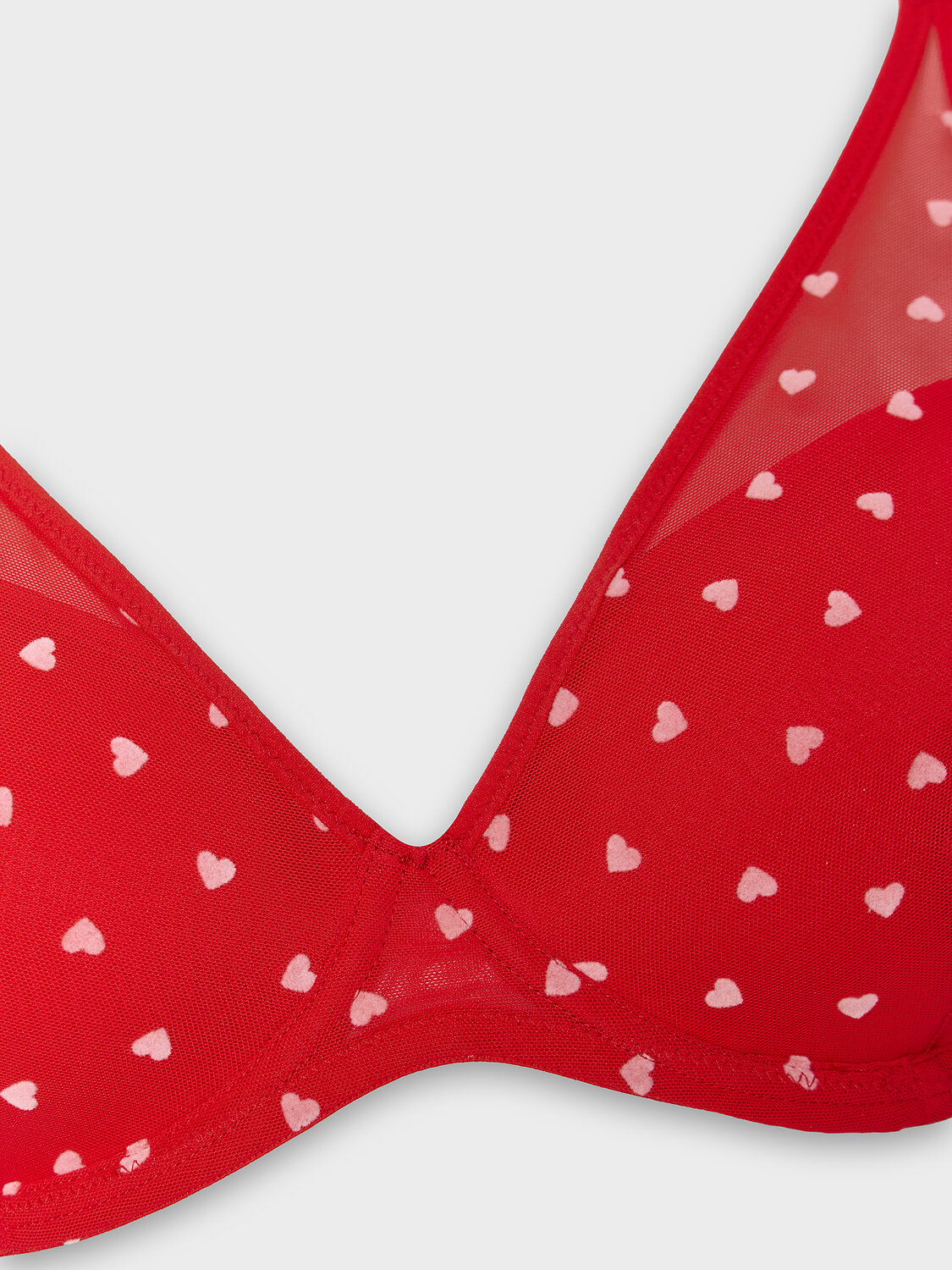 MARK FORMELLE Бюстгальтер 582613 512464 сердечки на красном