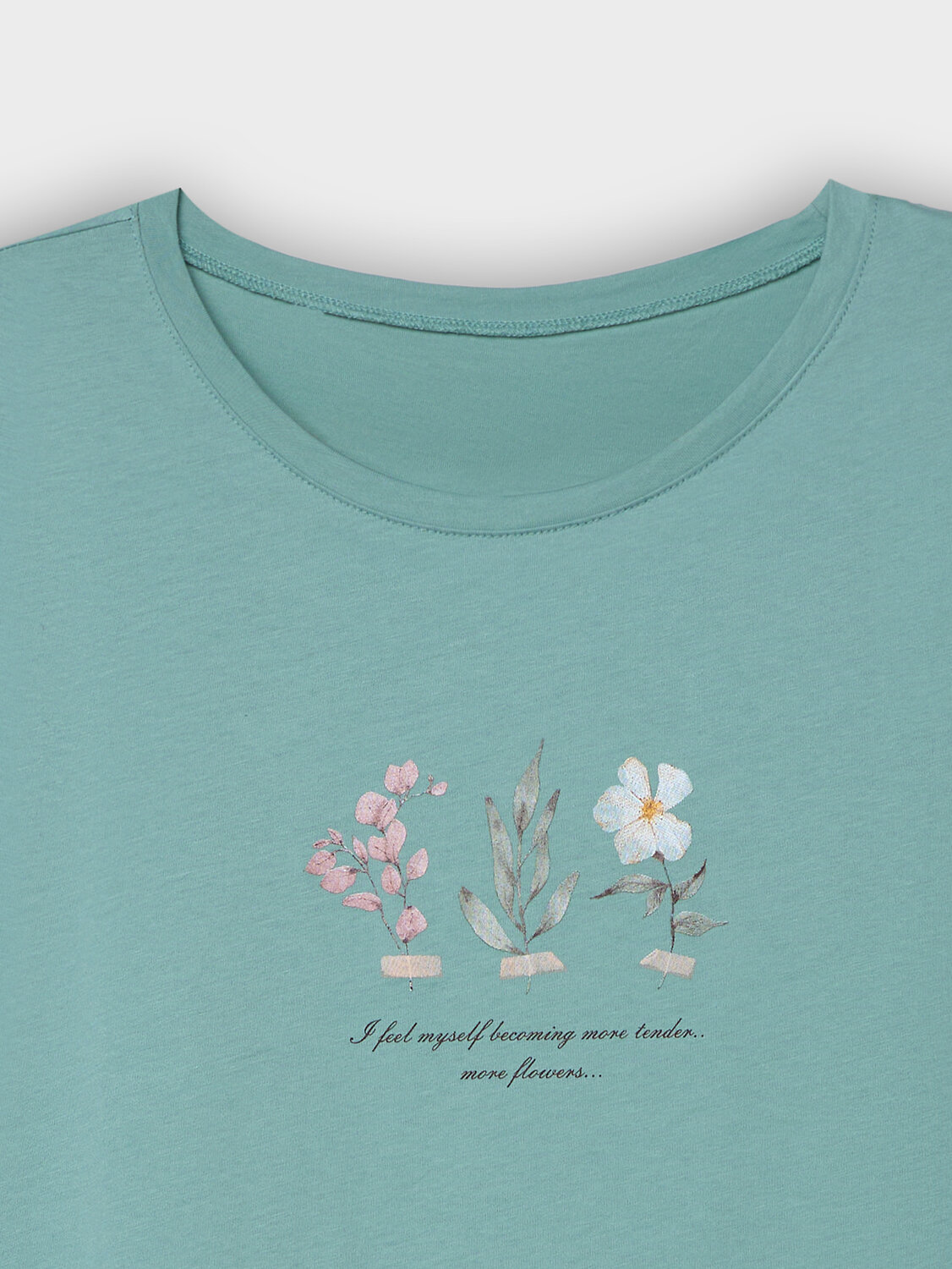 MARK FORMELLE Сорочка 582631 572310 шалфей +печать