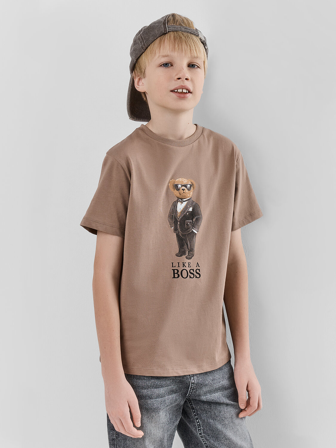 MARK FORMELLE Футболка 582651 113379 мокко +печать