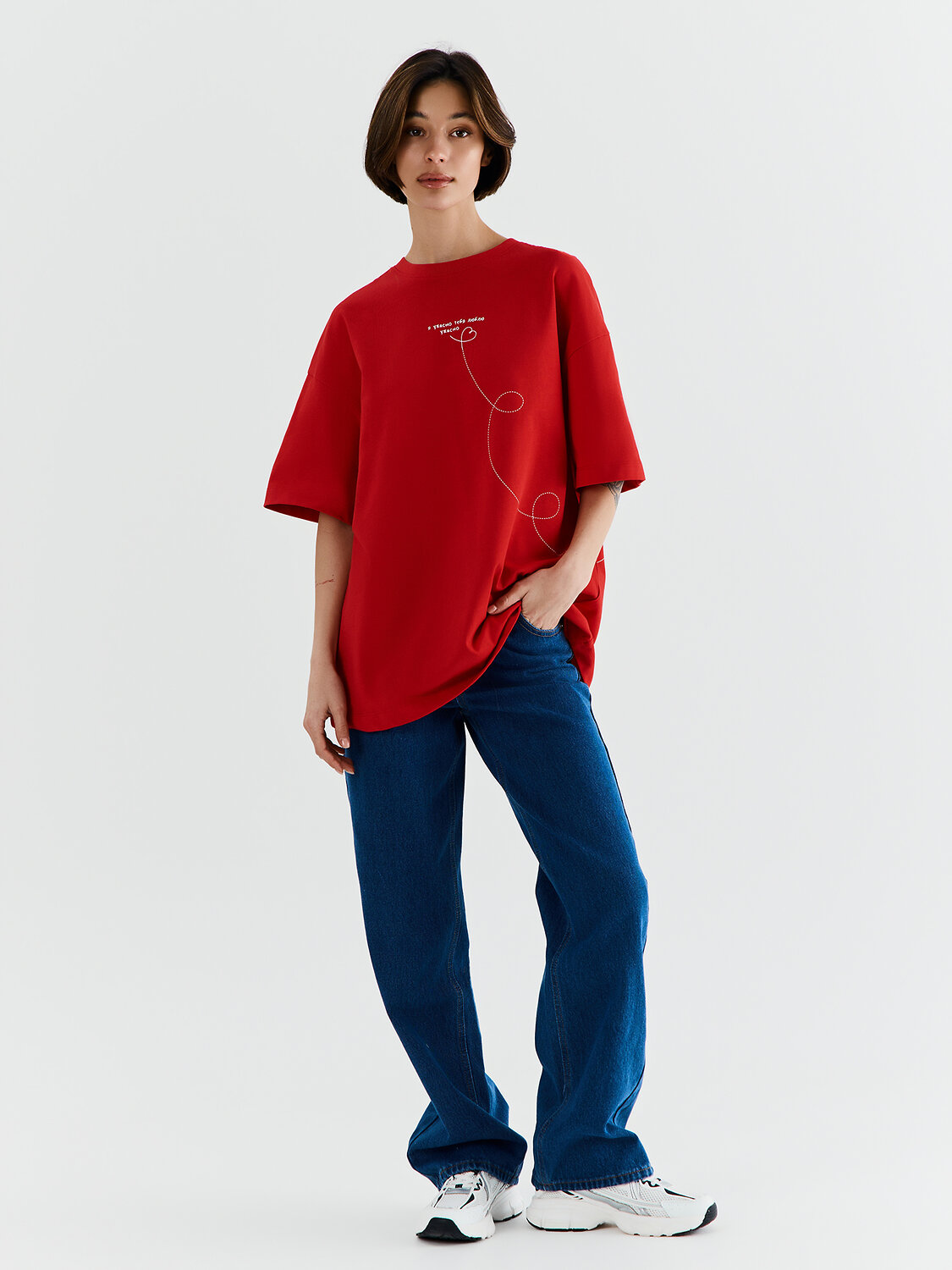 MARK FORMELLE Футболка 582658 112953 чистый красный +печать