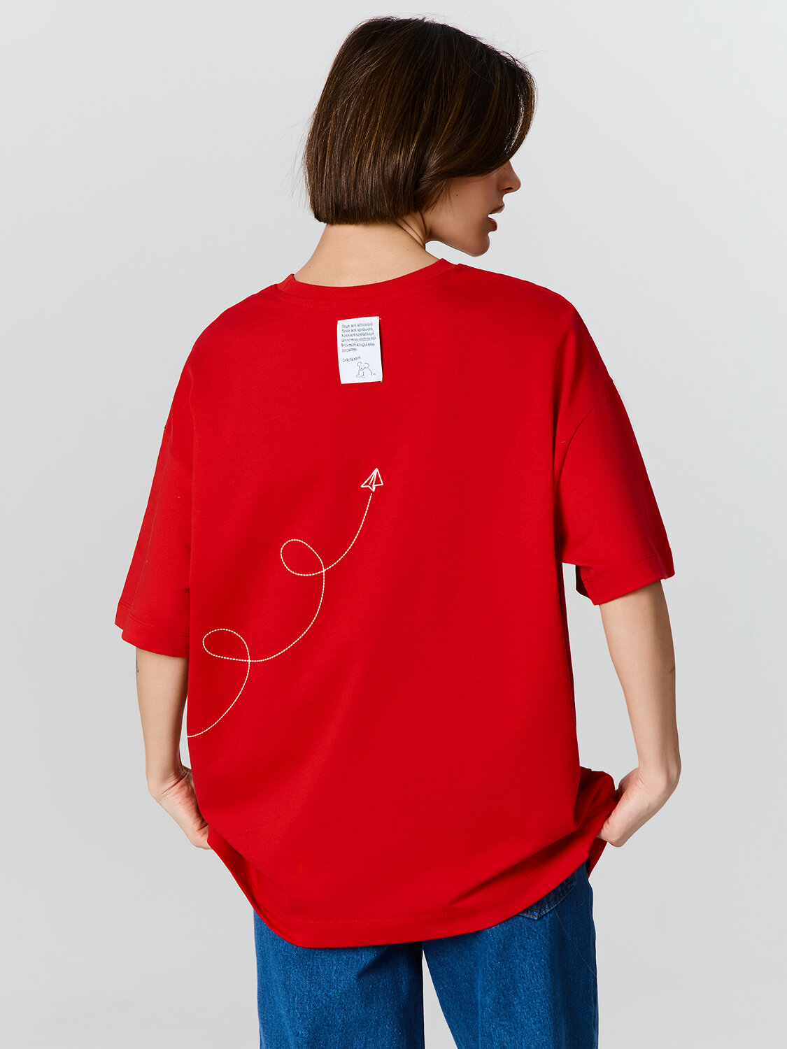 MARK FORMELLE Футболка 582658 112953 чистый красный +печать