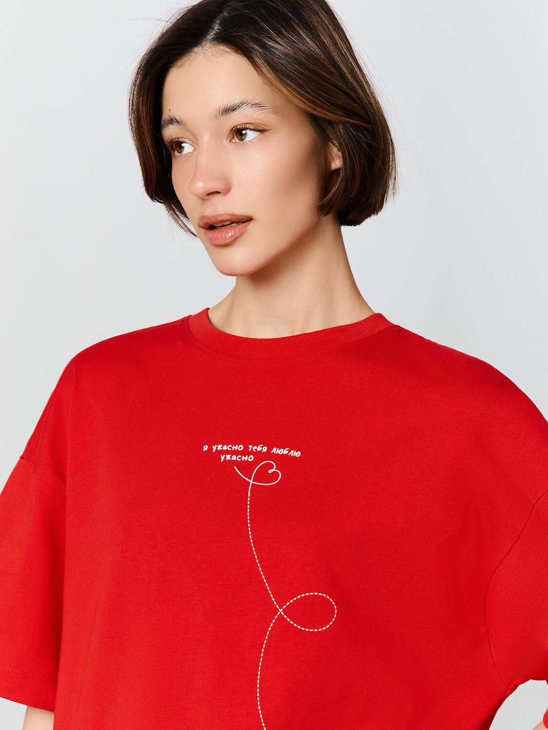 MARK FORMELLE Футболка 582658 112953 чистый красный +печать