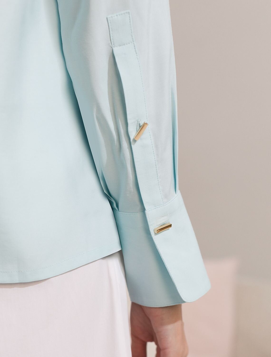 VILATTE Блузка 582674 D29.346 светло-лазурный