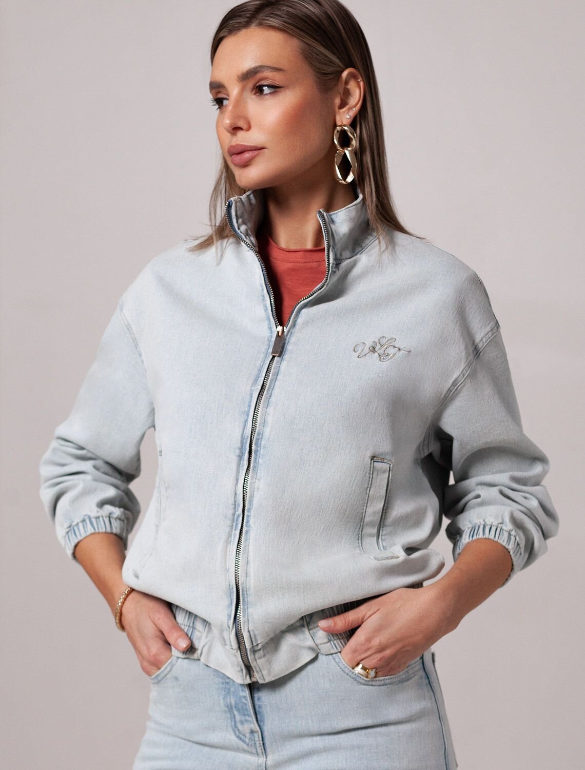 VILATTE Жакет 582683 D51.034 св.голубой