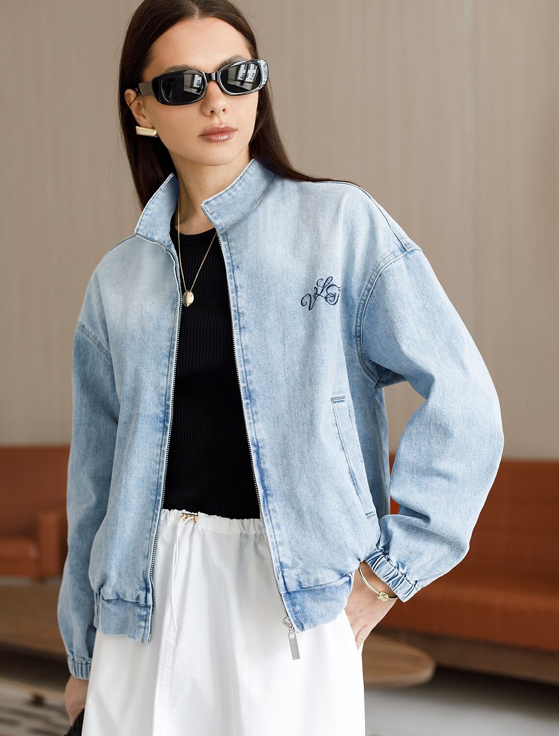 VILATTE Жакет 582683 D51.034 св.голубой