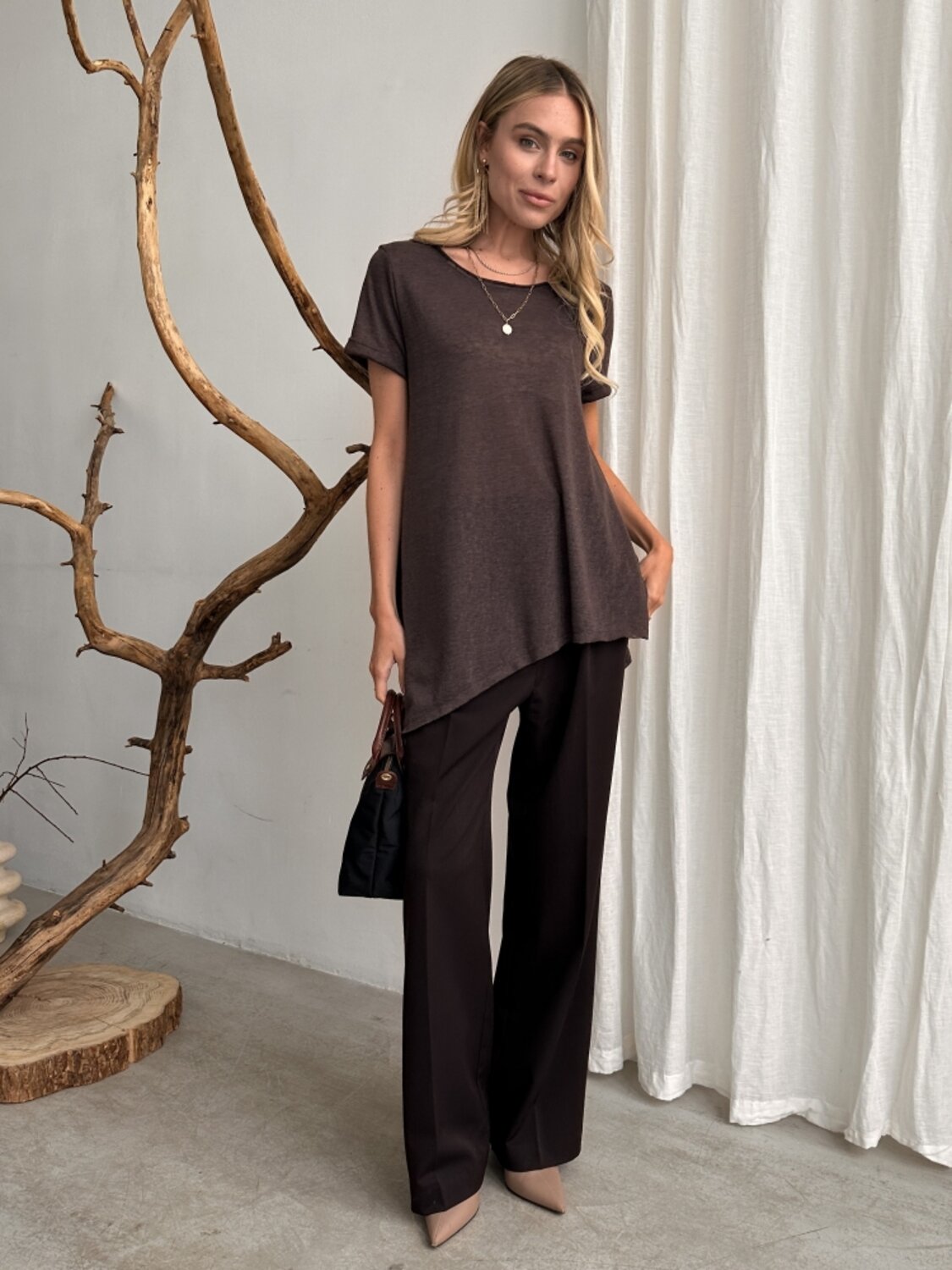 Binita Футболка 582688 1238-6 шоколадный