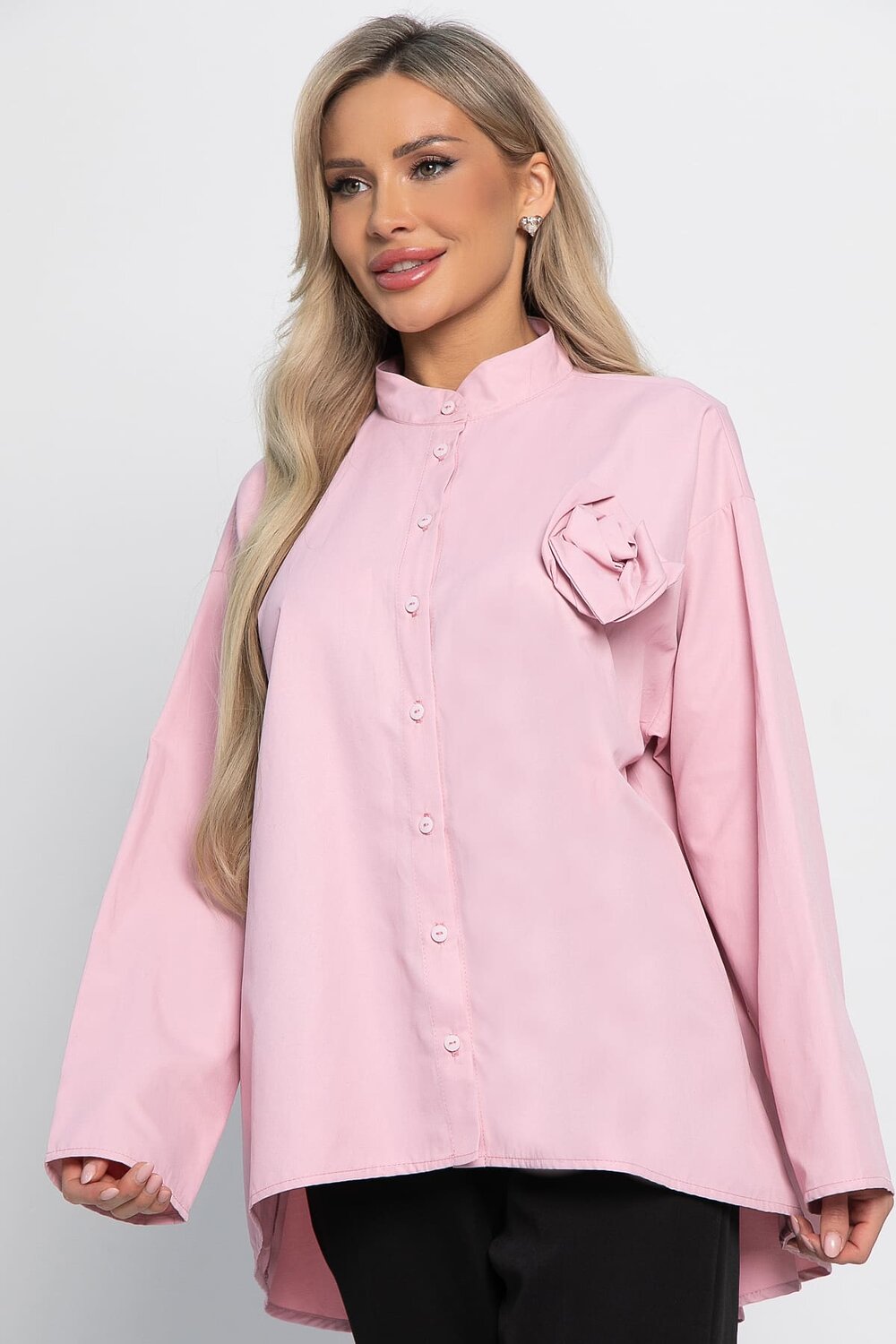 LT Collection Блуза 582690 Б15028-39М розовый