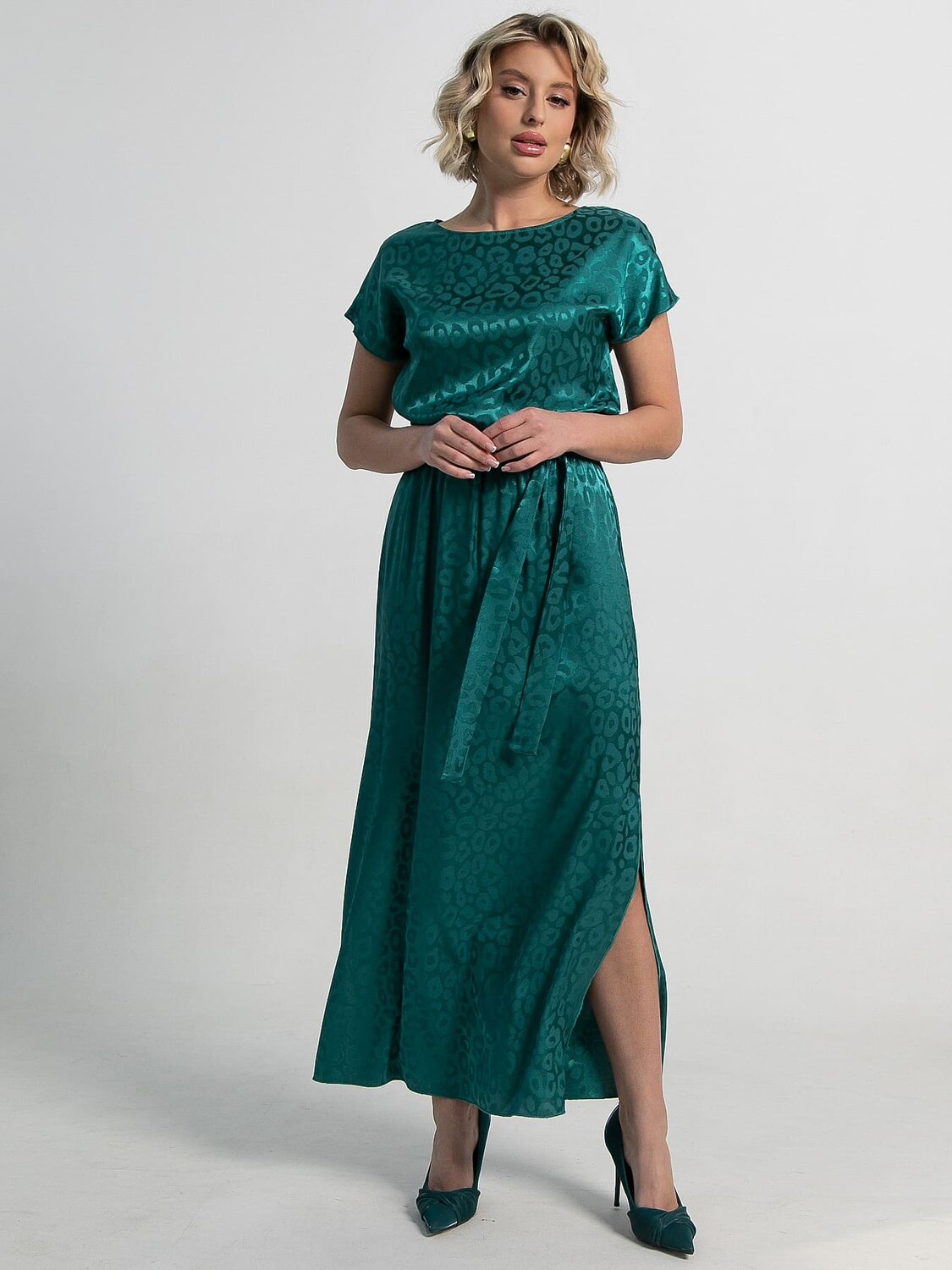 LT Collection Платье 582693 П15113-12М зеленый