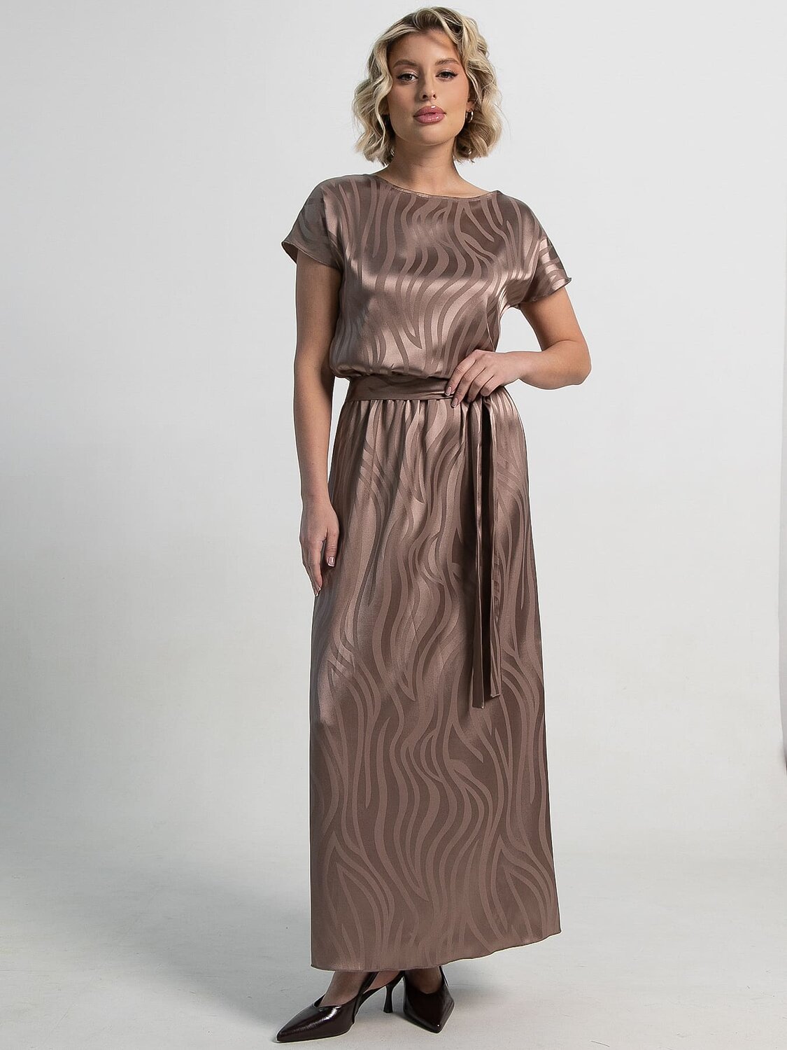 LT Collection Платье 582694 П15112-12М коричневый