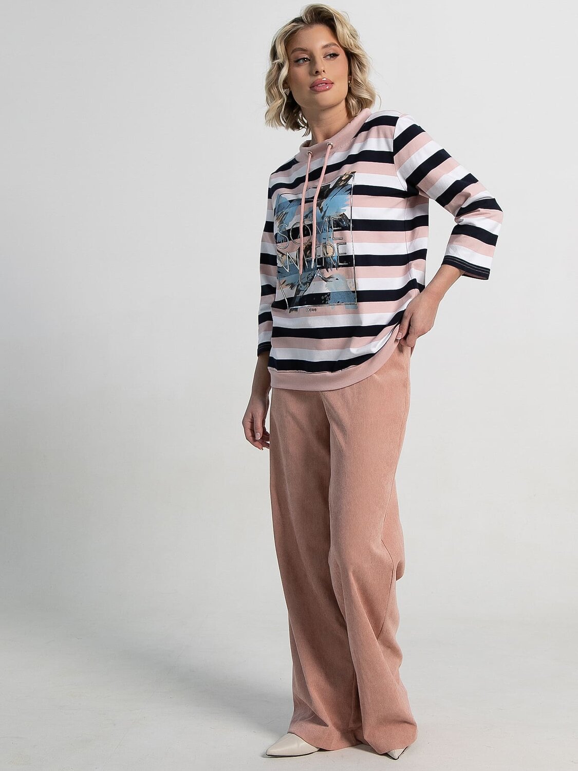 LT Collection Джемпер 582696 Б15132-18М розовый