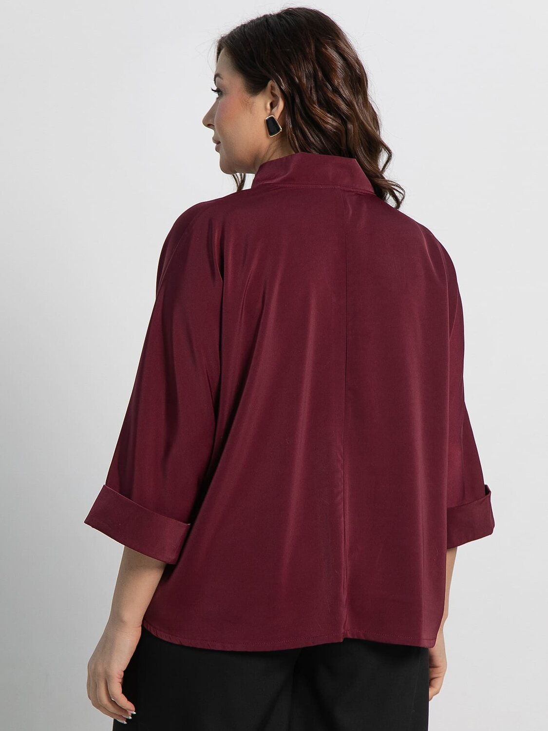 LT Collection Блуза 582697 Б15135-24М бордовый