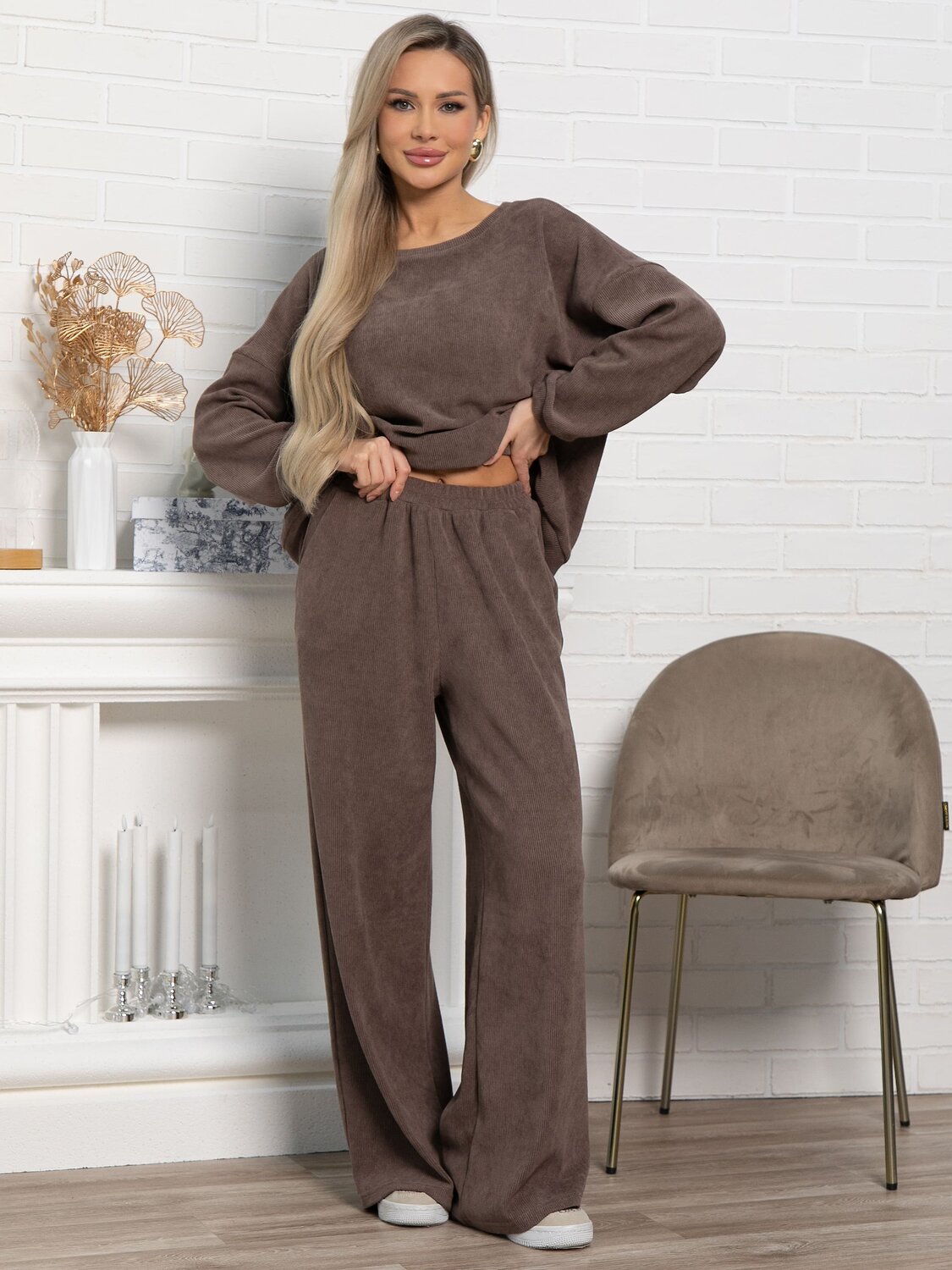 LT Collection Костюм 582700 К15147-5М коричневый