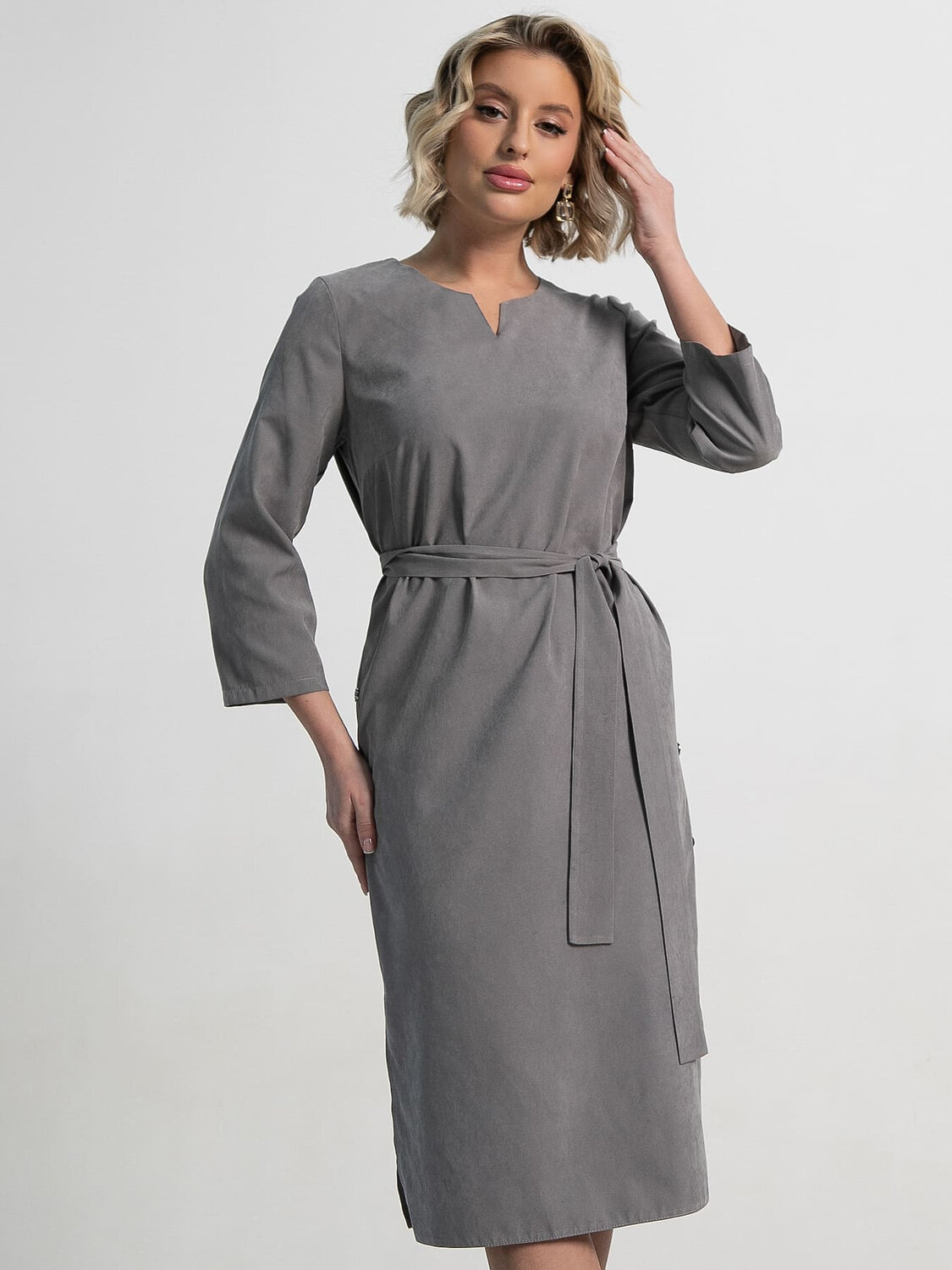 LT Collection Платье 582701 П15178-4М серый