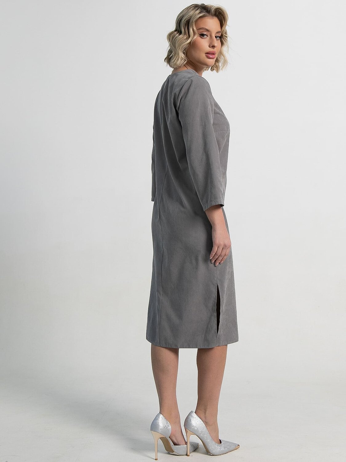 LT Collection Платье 582701 П15178-4М серый