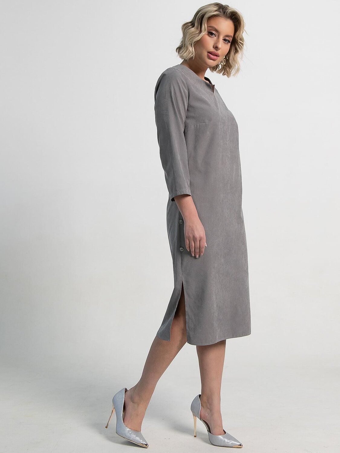 LT Collection Платье 582701 П15178-4М серый