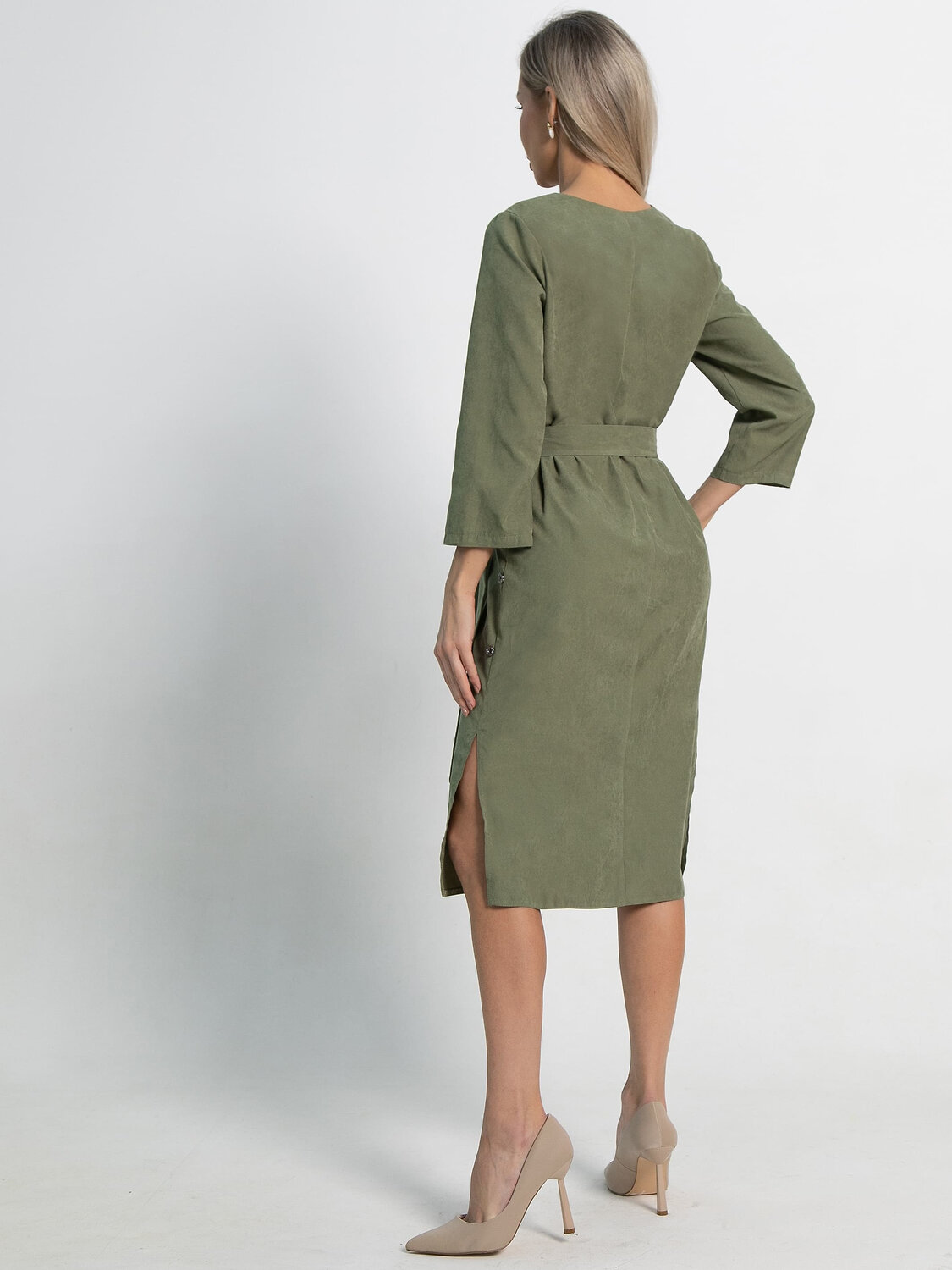 LT Collection Платье 582702 П15179-4М оливковый